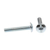 Prime-Line Machine Screw, Truss Head, Phil/Sltd Combo #8-32 X 1in Zinc Plated Steel 75PK 9006761